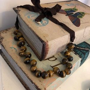 Vintage j crew bead necklace